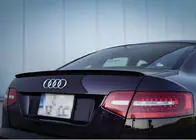 Audi A6 C6 2004–2011 DPT spoiler (svart högglans) foto 1