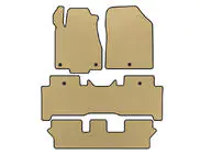 Acura MDX 2007–2013 EVA-mattor (3 rader, beige) foto 1