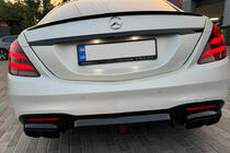 Mercedes S-class W222 2013–2022 Bakre diffuser BRB (för lackering, 2018+) foto 9