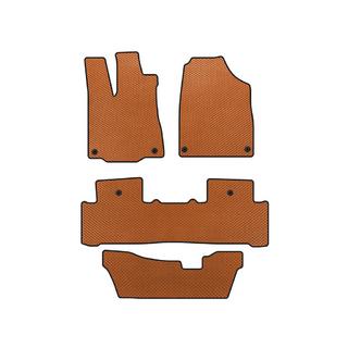 EVA bilmattor (3 rader, orange)