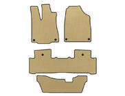Acura MDX 2013–2020 EVA-mattor (3 rader, beige) foto 1