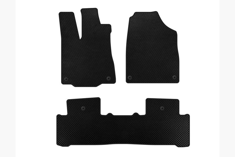 Acura MDX 2013–2020 EVA golvmattor (2 rader, svart) Image