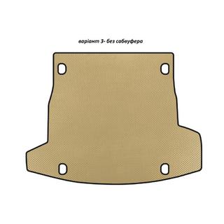 Bagagerumsmatta EVA V-3 (utan subwoofer, Beige) Alfa Romeo Stelvio 2016–