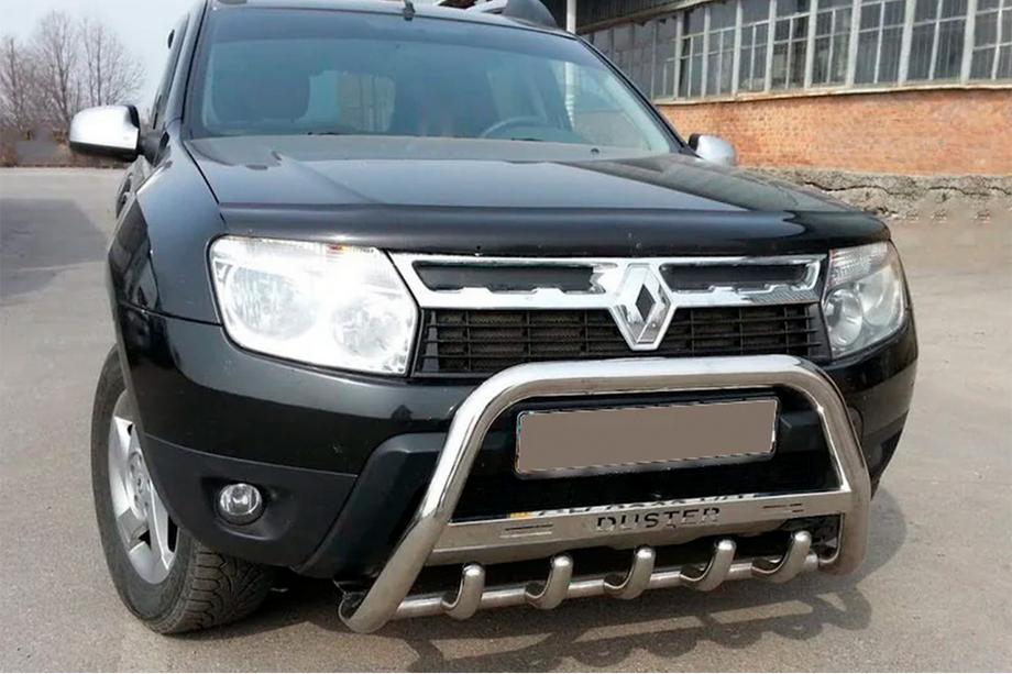 Renault Duster 2008–2017 Frontbåge (bullbar) med texten WT004 (rostfritt stål) Foto 6