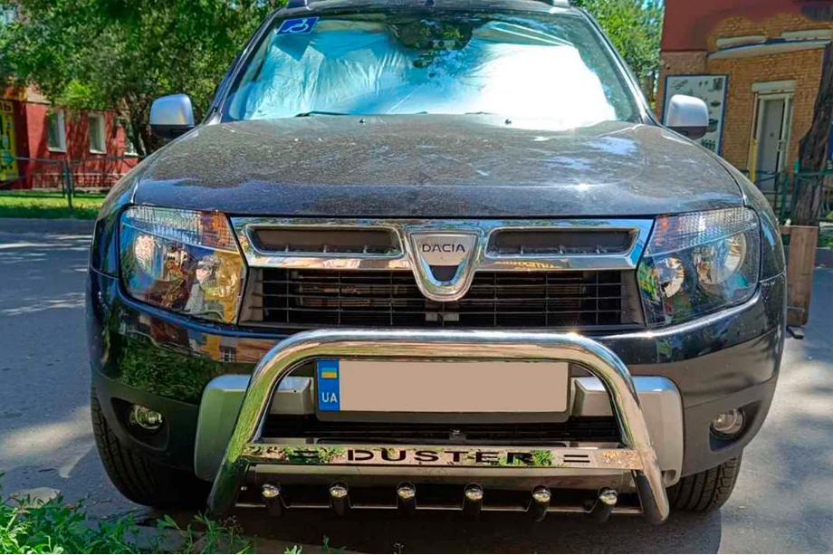 Renault Duster 2008–2017 Frontbåge (bullbar) med texten WT004 (rostfritt stål) Foto 5