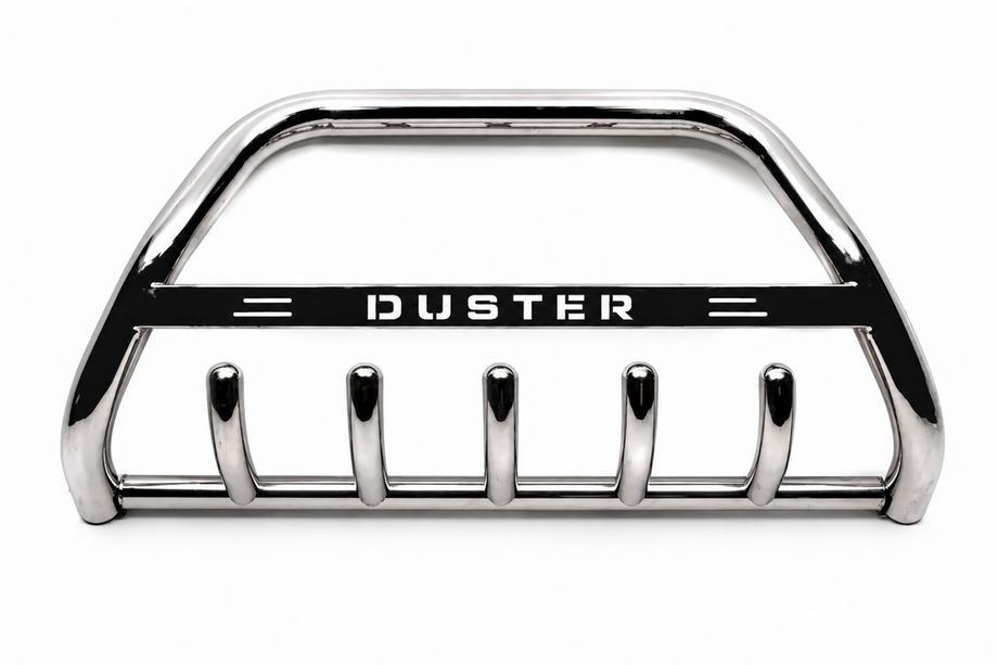 Renault Duster 2008–2017 Frontbåge (bullbar) med texten WT004 (rostfritt stål) Foto 3