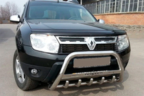 Dacia Duster 2008–2018 Frontbåge (bullbar) med texten WT004 (rostfritt stål) foto 5