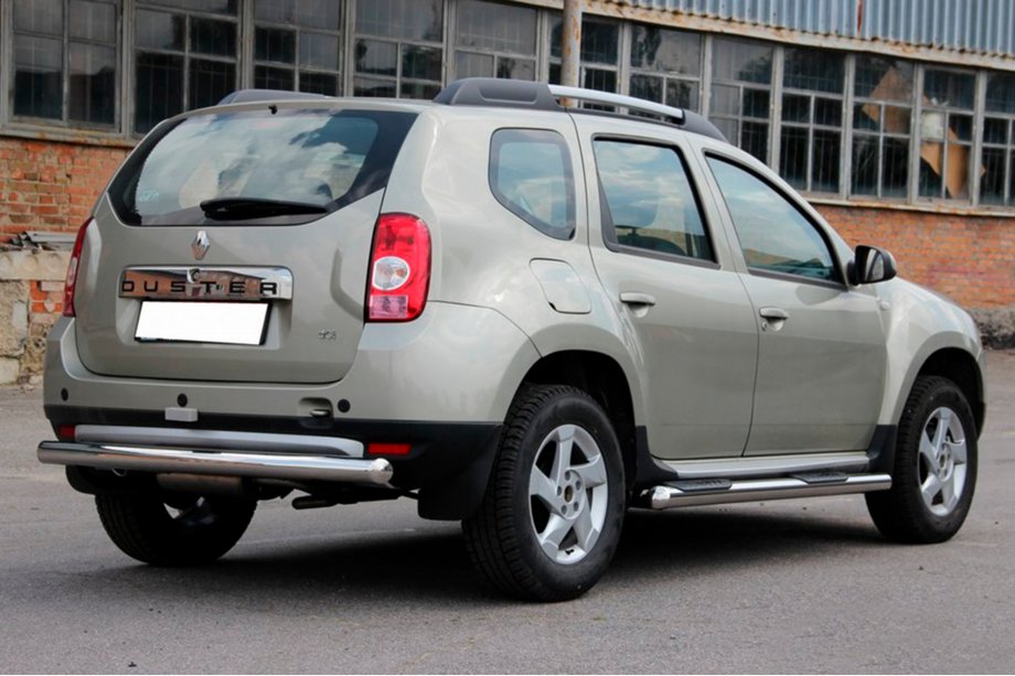Renault Duster 2008–2017 Sidotuber med instegsinlägg (2 st, rostfritt stål) Foto 3