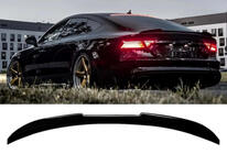 Audi A7 2010–2018 Spoiler DPT V2 (Sedan, svart högglans) foto 1