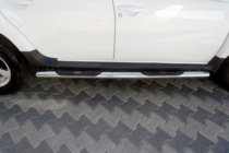 Dacia Duster 2008–2018 Sidostegsrör med insteg (2 st, rostfritt) foto 1