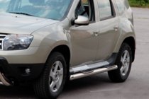 Dacia Duster 2008–2018 Sidostegsrör med insteg (2 st, rostfritt) foto 6
