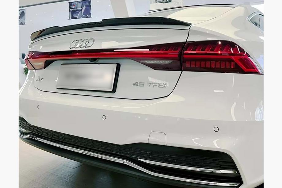 Audi A7 2018– DPT spoiler (svart högglans) Image