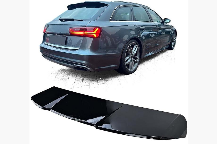 Audi A6 C7 2011–2017 Spoiler DPT V2 (Avant, högglanssvart) Image