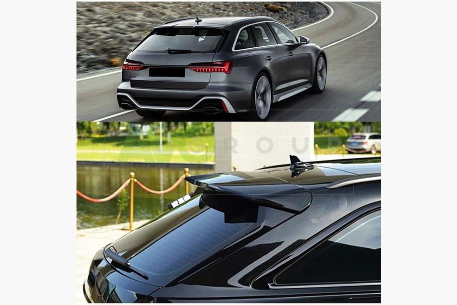 Audi A6 C8 2018–2025 Spoiler DPT V2 (Avant, högglanssvart) Image