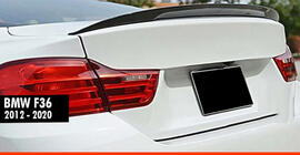 BMW 4-serie F32/F33/F36 2012–2020 MP-Style spoiler (för F36, blanksvart) foto 1