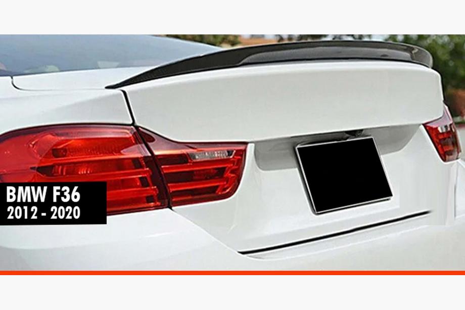 BMW 4-serie F32/F33/F36 2012–2020 MP-Style spoiler (för F36, blanksvart) Image