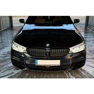 Frontläpp till stötfångare DPT Lip V2 (för M-Performance 2017-2020, blanksvart) BMW 5-serien G30/G31 2017–2023 foto 2