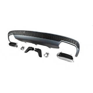 Bakre diffuser med avgasändrör DPT S-Line-style (2011-2014) Audi A6 C7 2011–2017 foto 3
