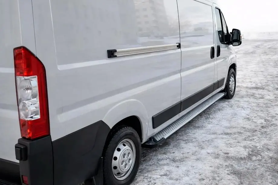 Fiat Ducato 2006–2025 Sidosteg Allmond Grey (2 st, aluminium) Image