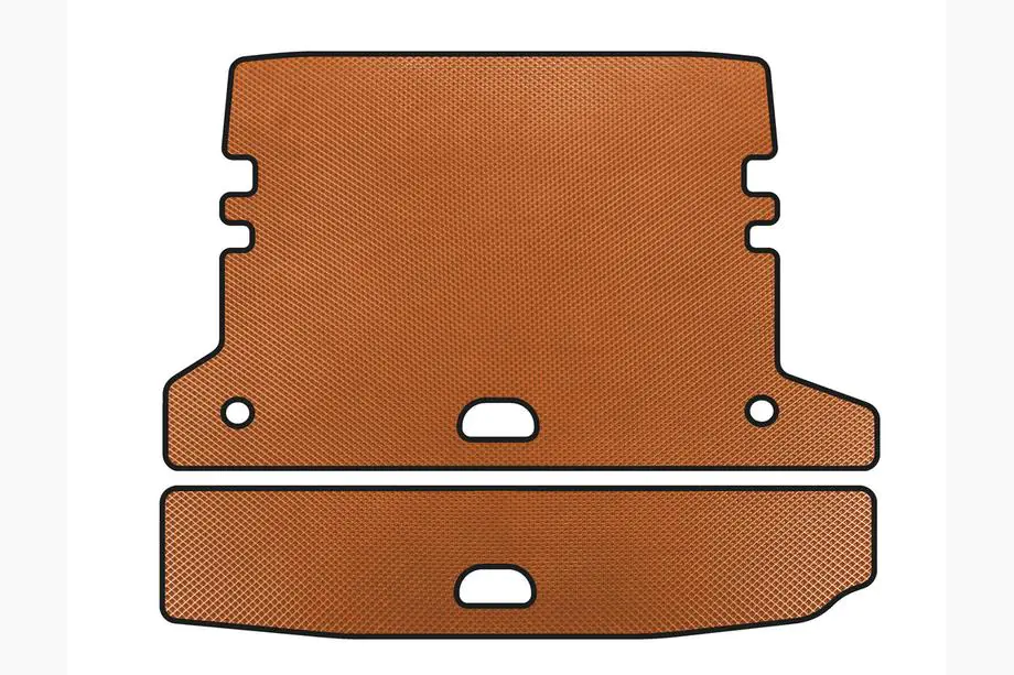 BMW 3-serien F30/F31 2012–2019 EVA V-2 bagagerumsmatta (för F-31, orange) Image