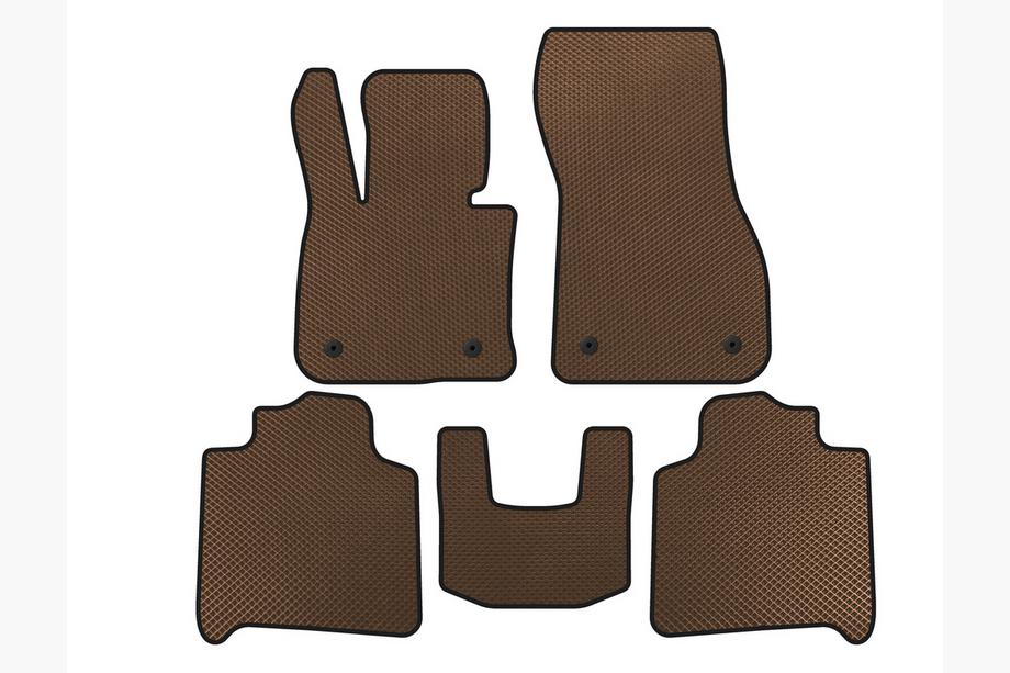 BMW 2-serien Active Tourer F45/F46 2014–2021 EVA-mattor (för F46, 2 rader, brun) Image