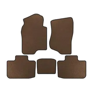 EVA-golvmattor för kupén (2 rader, brun)