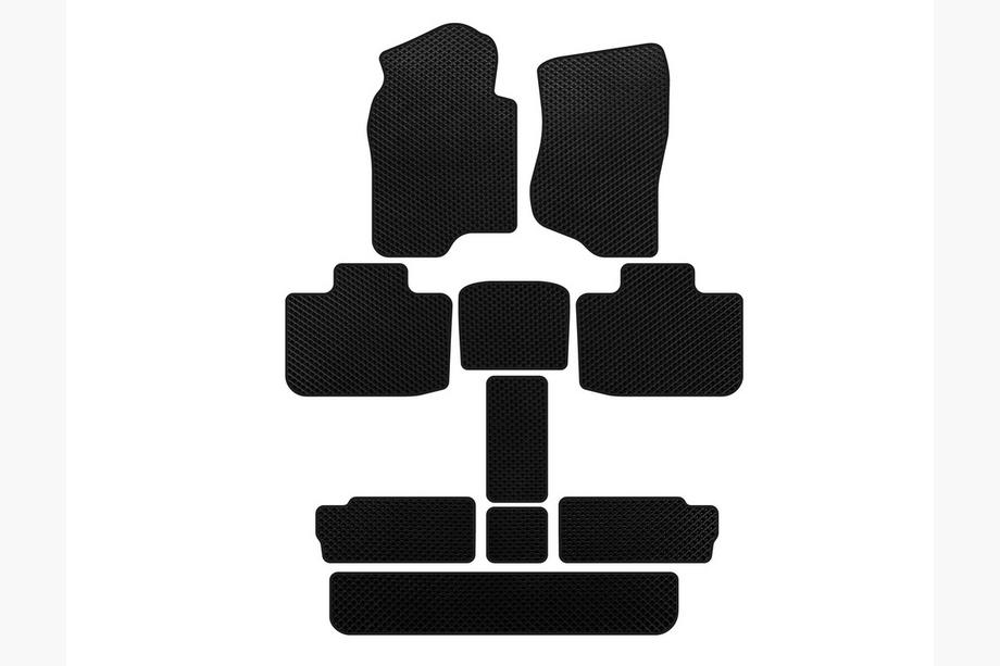 Cadillac Escalade 2007–2014 EVA-mattor (3 rader, svart) Image