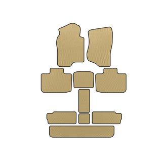 EVA-mattor (3 rader, beige)