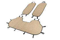 Överdrag för baksäte (set, beige med svart söm) foto 2