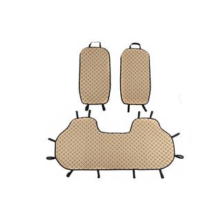 Överdrag för baksäte (set, beige med svart söm) foto 1