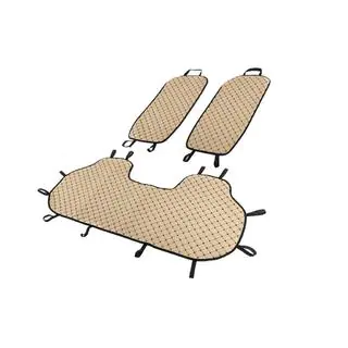Överdrag för baksäte (set, beige med svart söm) foto 2