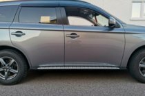 Mitsubishi Outlander 2012–2021 Sidosteg OEM V1 (2 st, aluminium) foto 1