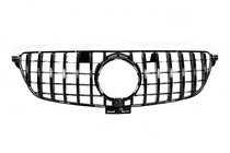 Mercedes GLE/ML class W166 2011–2018 Frontgrill GT Panamericana Black (för GLE) foto 3