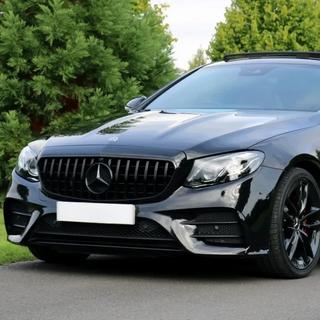 GT Panamericana Black frontgrill (för Avantgarde/AMG-Line/E43 AMG/E53 AMG 2016-2020) Mercedes E-klass W213 2016–2023 foto 1