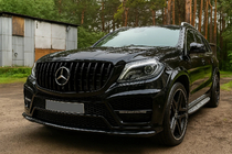 Mercedes GL/GLS-klass X166 2012–2019 Frontgrill GT Panamericana Black (för GL High) foto 1