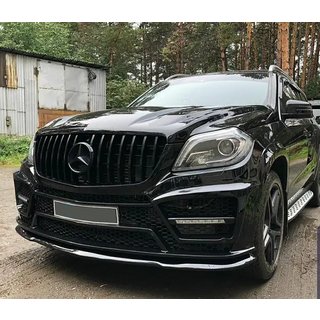 Frontgrill GT Panamericana Black (för GL High) Mercedes GL/GLS-klass X166 2012–2019 foto 3