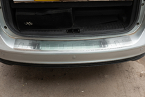 Ford C-Max/Grand C-Max 2010–2019 Bakre stötfångarskydd OmsaLine (rostfritt) foto 5