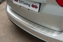 Ford C-Max/Grand C-Max 2010–2019 Bakre stötfångarskydd OmsaLine (rostfritt) foto 7