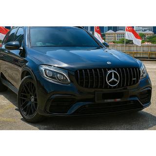 Frontgrill GT Panamericana Black (för 2015-2019) Mercedes GLC Coupé C253 2016–2023 foto 1