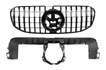 Mercedes GLS X167 2019– Frontgrill 2019-2023 (GT Panamericana Black) foto 4