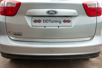Ford C-Max/Grand C-Max 2010–2019 Kromlist till baklucka (rostfritt stål) foto 5