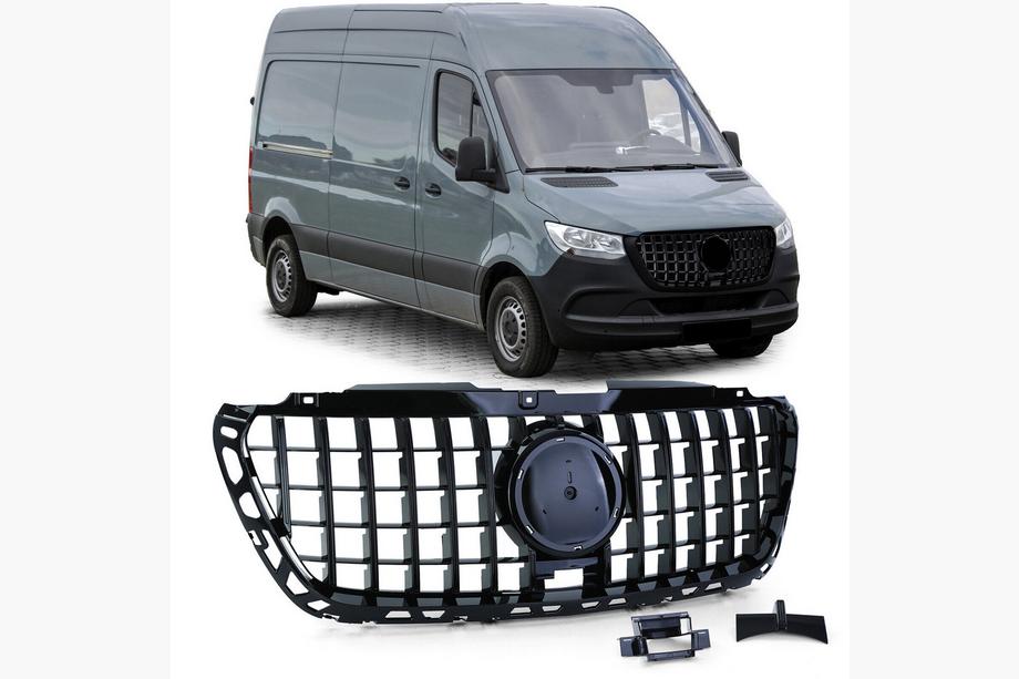 Mercedes Sprinter W907/W910 2018– Frontgrill Panamericana GT Panamericana Black Premium Image