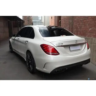 Bakre stötfångare för diffuser (AMG C63-designs 2014-2021)
