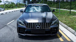 Mercedes C-class W205 2014–2021 Främre stötfångare komplett (C63 GT-design) foto 2