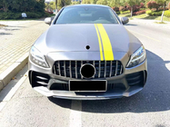 Mercedes C-class W205 2014–2021 Bodykit-sats med diffuser för Coupe (Black Mamba C63GT-design) foto 3