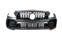 Mercedes C-class W205 2014–2021 Bodykit-sats med diffuser för Coupe (Black Mamba C63GT-design) foto 11