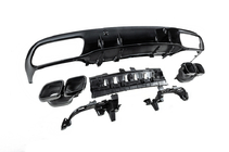 Mercedes C-class W205 2014–2021 Bodykit-sats med diffuser för Coupe (Black Mamba C63GT-design) foto 9