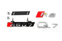 Audi Q7 2015–2026 Emblemsats för kylargrill foto 2