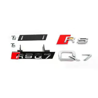 Emblemsats för kylargrill Audi Q7 2015–2026 foto 2