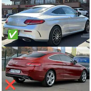 Karossats med diffuser för Coupe (AMG C63-designs 2014-2018) foto 2
